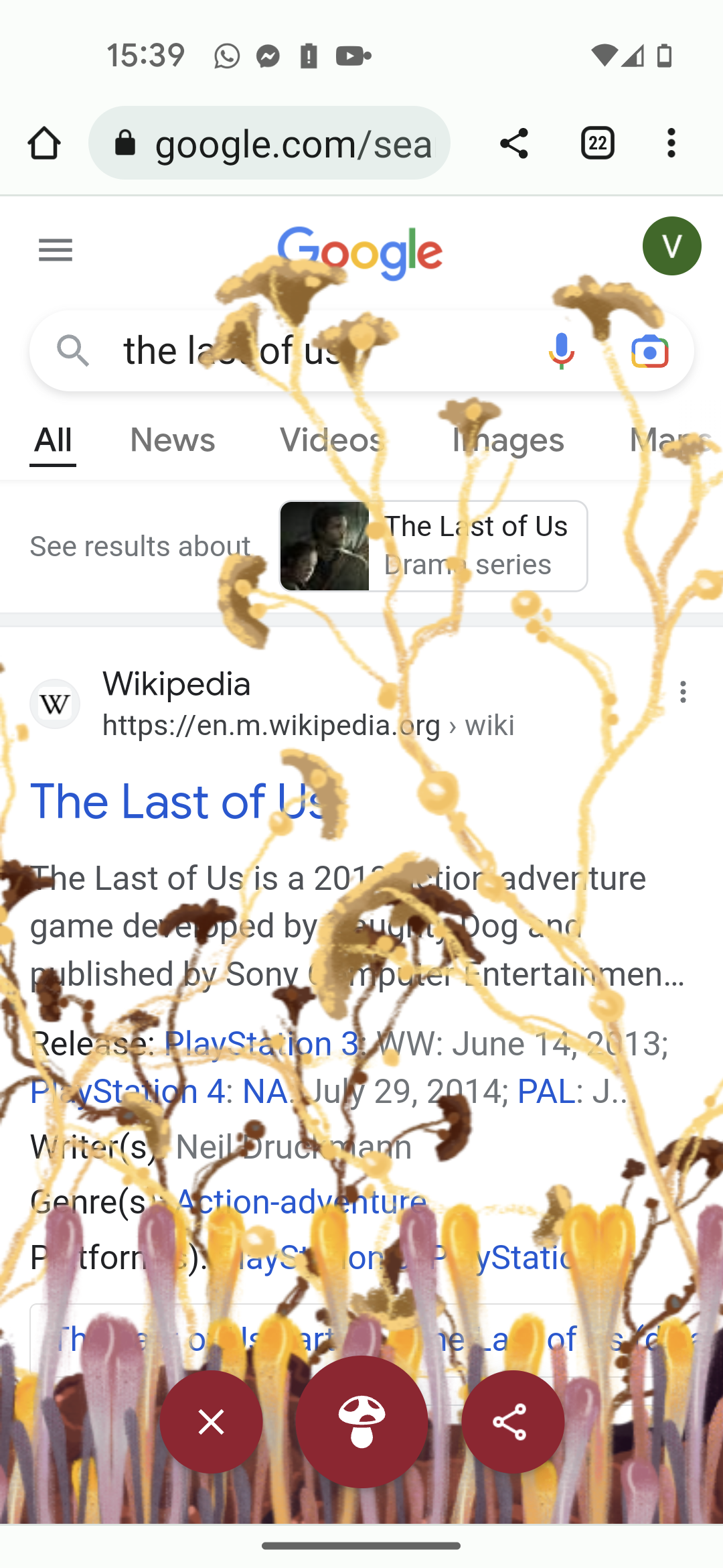 Google menyembunyikan kejutan The Last of Us yang menyenangkan dan jamur yang benar-benar tumbuh pada Anda